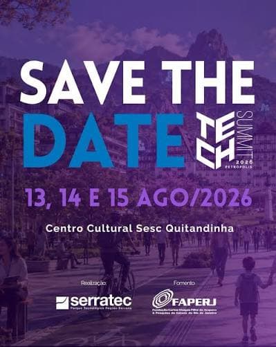 Tech Summit 2026 — Save the date, 13 a 15 de agosto em Petrópolis